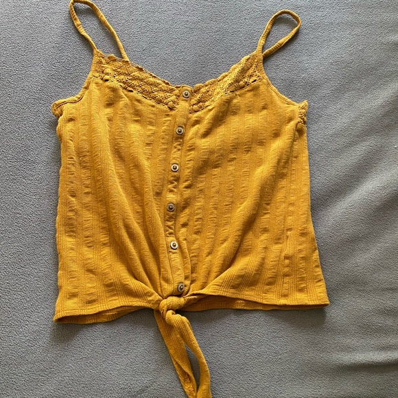 Ribbed Tie Tank - Picture 1 of 3